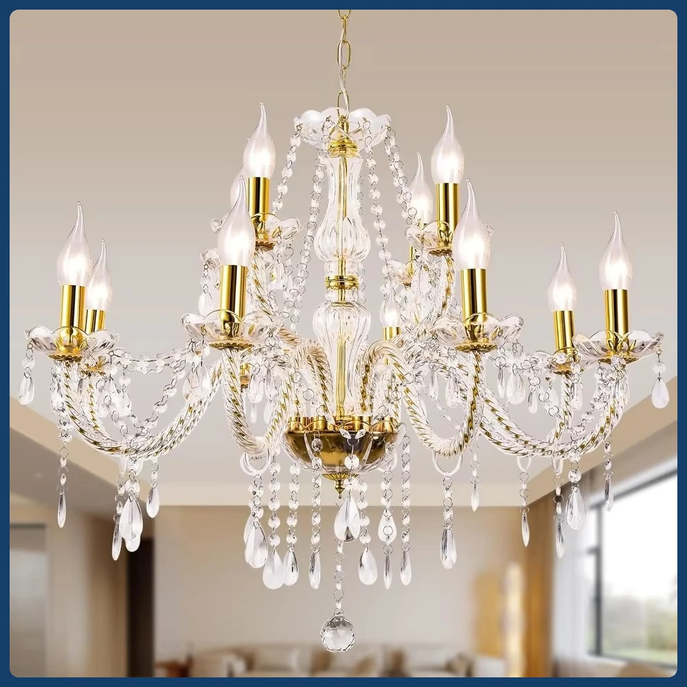 12-Light Modern Cry…