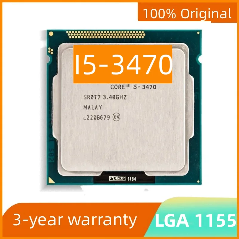 I5-3470 i5 3470 Core CPU Support H61 3.2GHz Quad-Core Processor 6M 77W LGA 1155 Socket Desktop