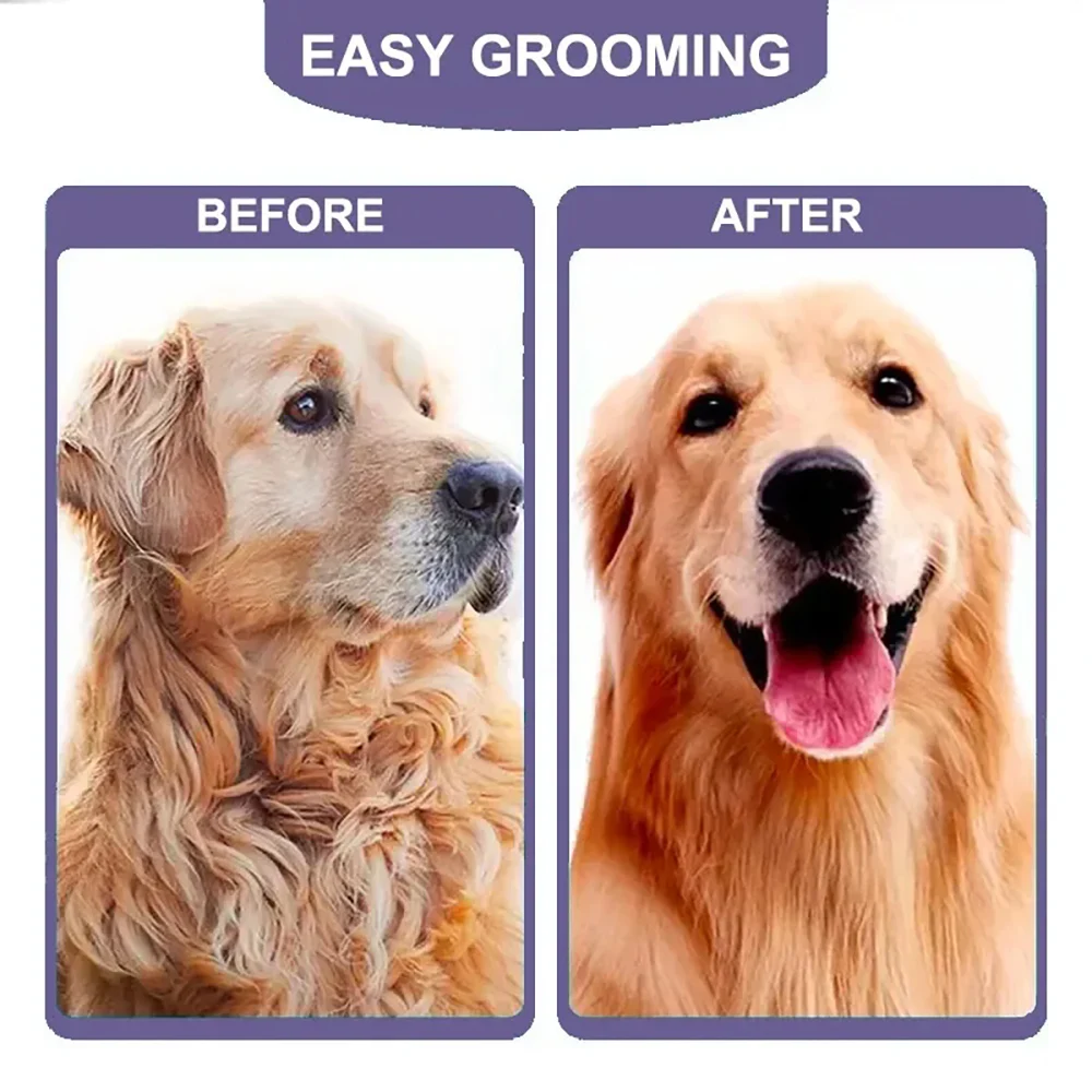 Dog and Cat Grooming Brush description 4