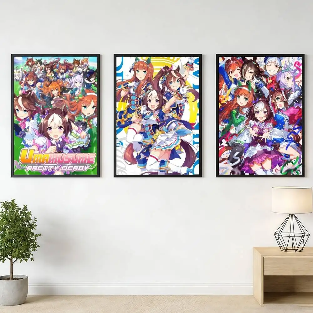 

Постеры и наклейки U-UmaS M-MusumeS Pretty Derby BLBL KK, художественная печать, ретро-винтажный декор для стен, украшение для гостиной, домашнего офиса, подарок на любой случай
