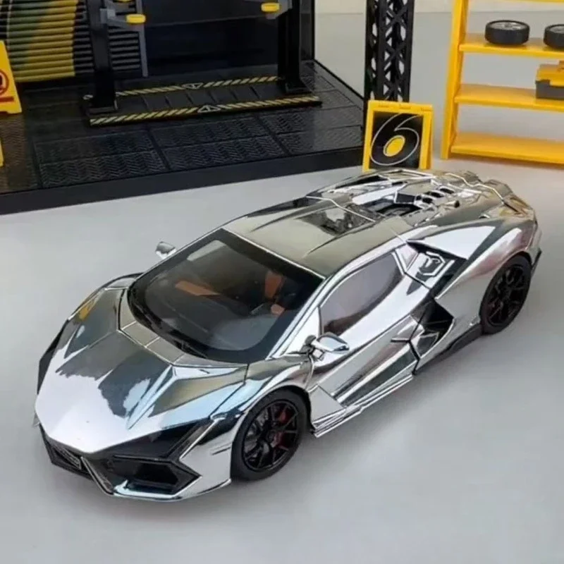 

1/24 Lamborghini model Alloy sports car, children's realistic toy car, boys' gift car model, collectible decoration series