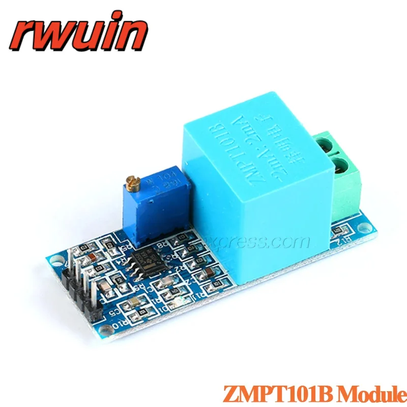 AC Current Sensor Range Single Phase AC Active Precision ZMCT103 Micro Current Transformer ModuleZMPT101B 2mA ZMCT103C 5A