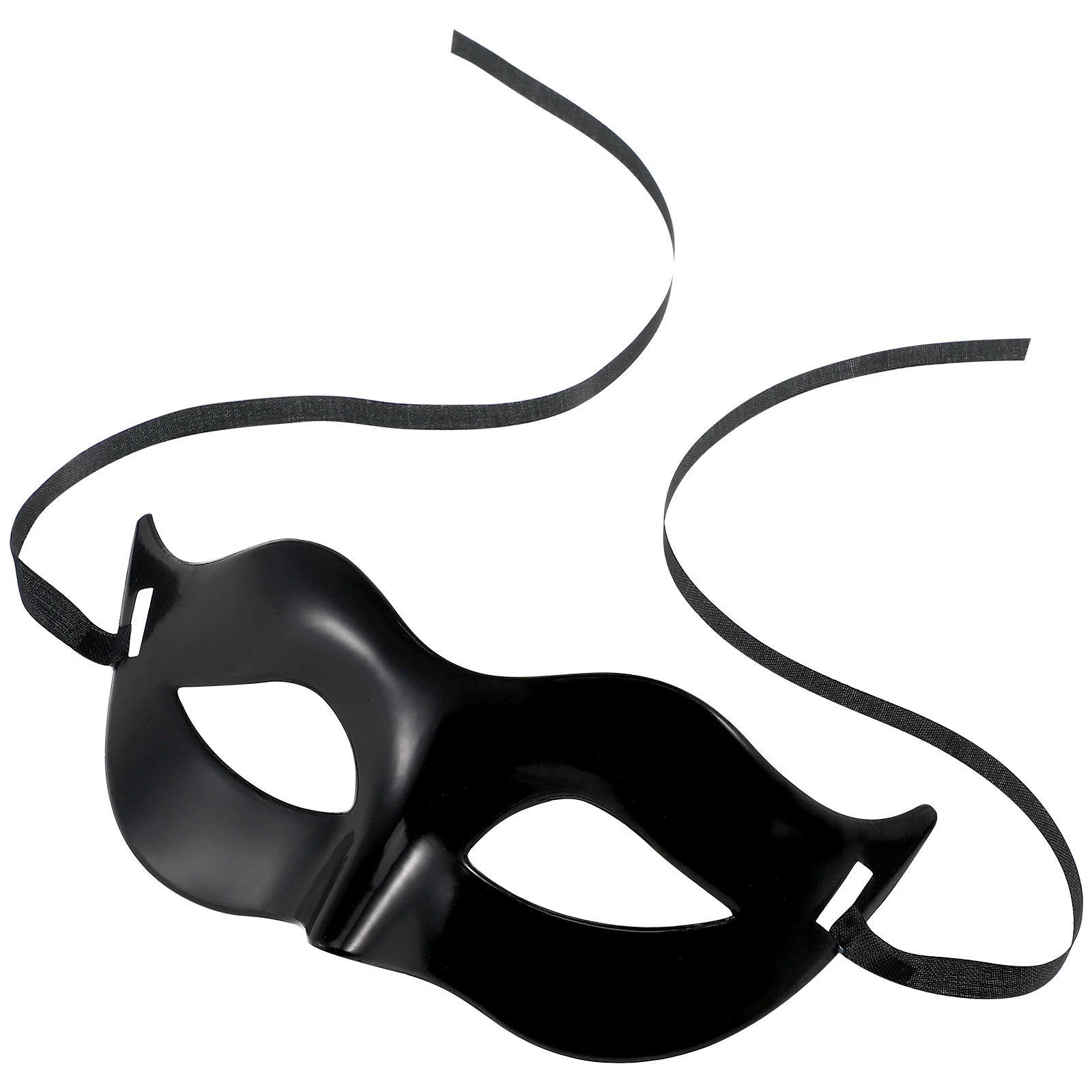 1pc Adult Half Face Mask Masquerade Party Costume Mardi Gras Masquerade Halloween Party Mask Venetian Villain Eye Mask