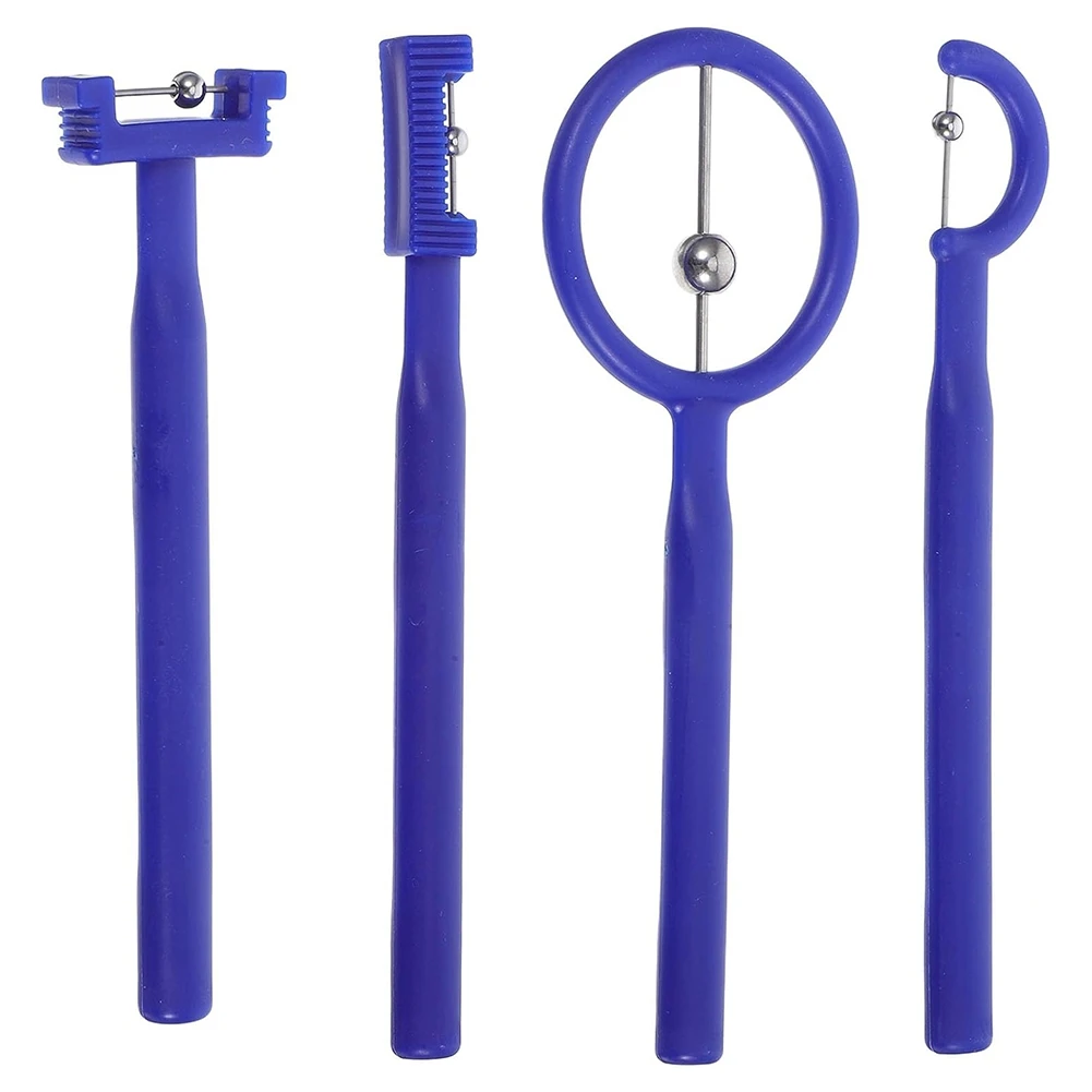 [NEW] 4pcs Tongue Muscle Training Tool Tongue Tip Trainer Set for Boys and Girls, Oral Stimulation Kit Speech Therapy Tool