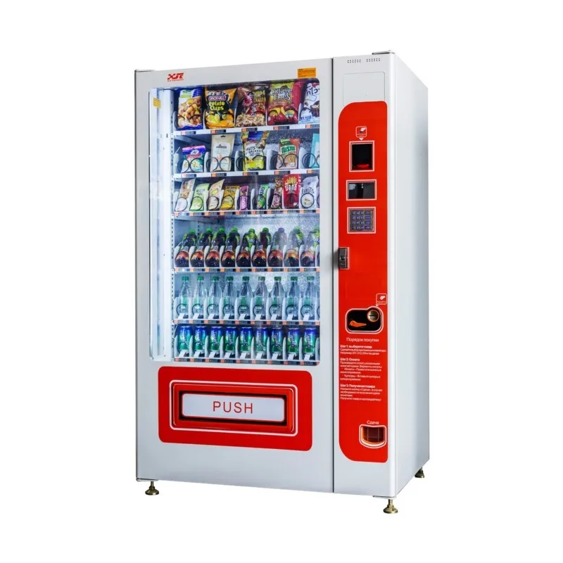 

Drinks And Snacks Vending Machine With Cooling Self-service Hot Sale Food Drink Vending Machine For Sale