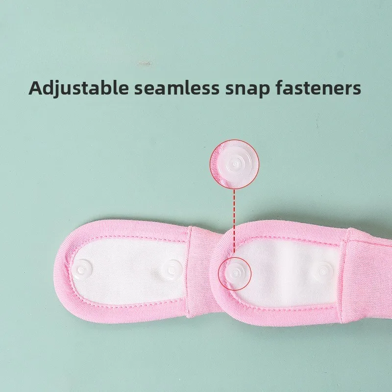 قفل حفاضات قطني لحديثي الولادة - حزام حفاضات أطفال صيفي قابل للتنفس وقابل للتعديل، ناعم وصديق للبشرة وغير قابل للخدش للعناية بالطفل #2