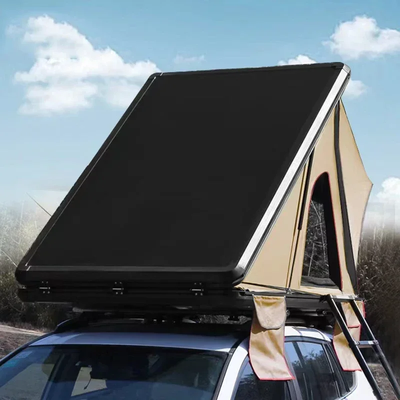 حار بيع رخيصة السفر للماء هارد شل مخيم في الهواء الطلق سقف السيارة العلوي خيمة مع الإطار الألومنيوم #4
