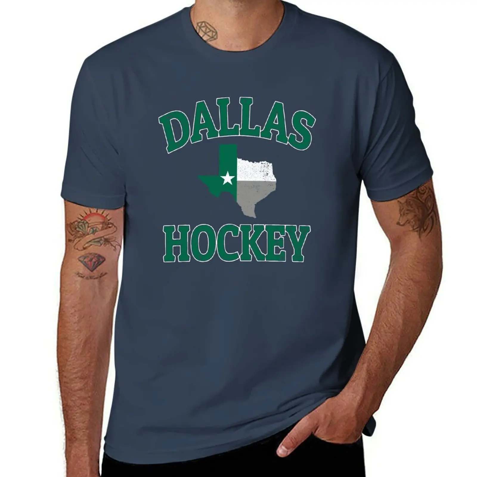 

Dallas Stars Hockey T-Shirt Soft Durable Cotton T-Shirt