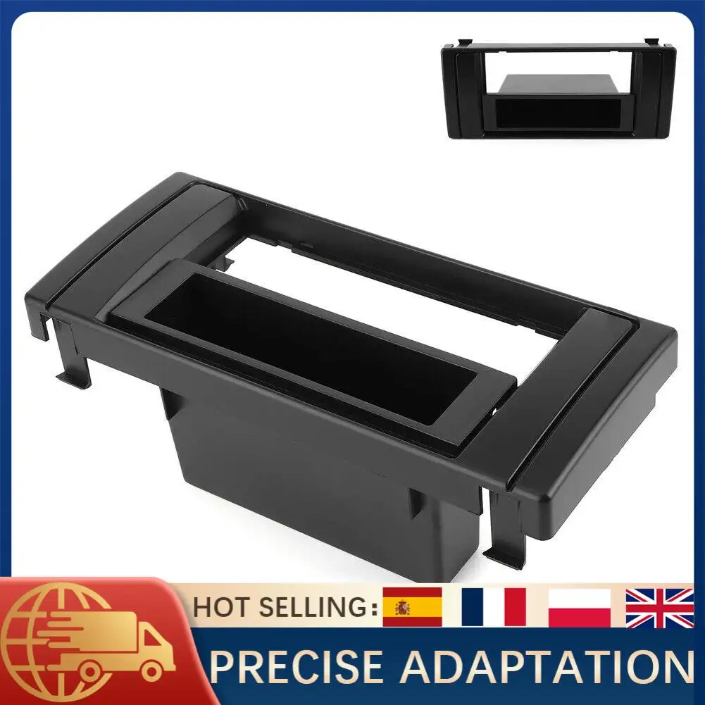 

Для BMW 5 серии E39 X5 E53 Радио Панель 1 Din Стерео Рамка Крепление на приборной панели Адаптер CD-плеера Черный