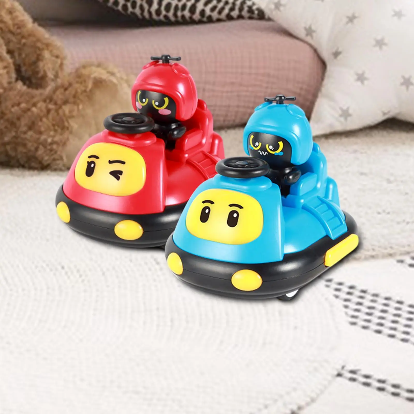 Race Bumper Car Toy Sturdy Kids RC Cartoon Car for Adults Children Teens