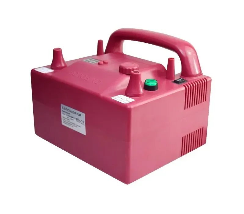 680W electric balloon pump with timer, air inflator pump, air blower for balloon with 2 nozzels