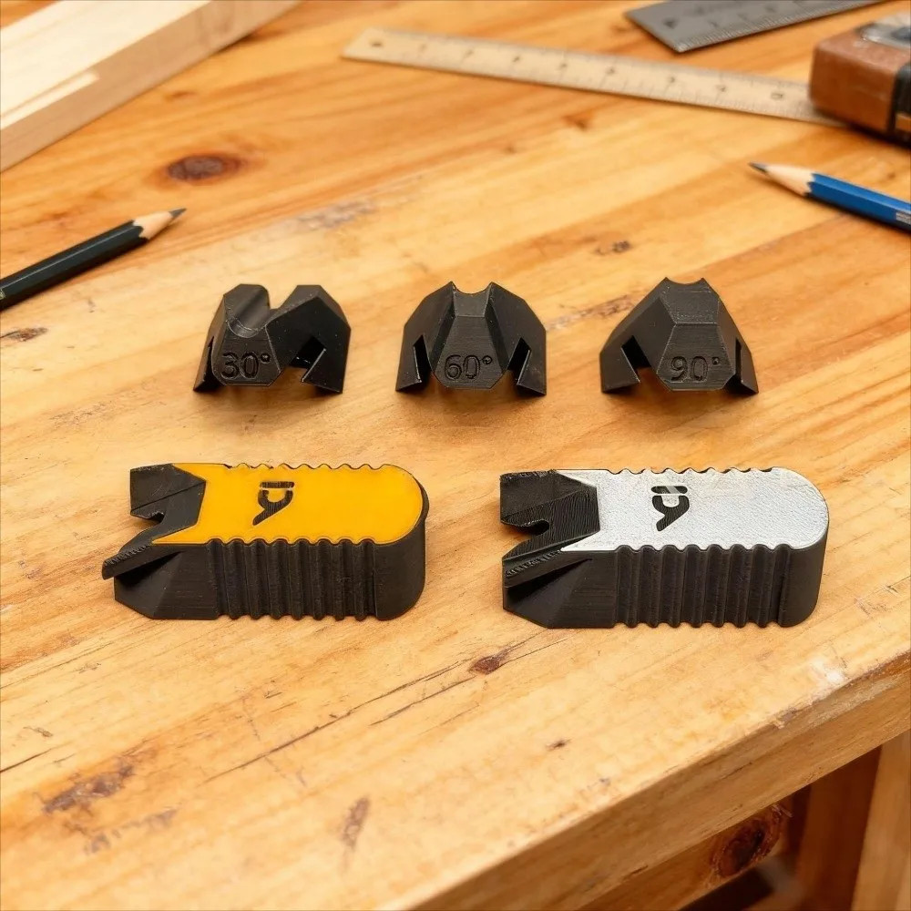 

Набор сверл с тремя направляющими 30 ° Угол 90° ° Угловые направляющие 60 ° Угловые прочные сверлильные инструменты, аксессуары для деревообрабатывающих приспособлений