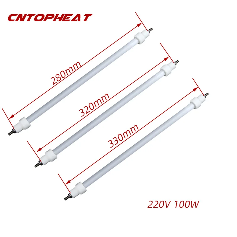 220V 100W Quartz Heating Element Far Infrared Electric Heating Tube Original Heater for Disinfection Cabinet