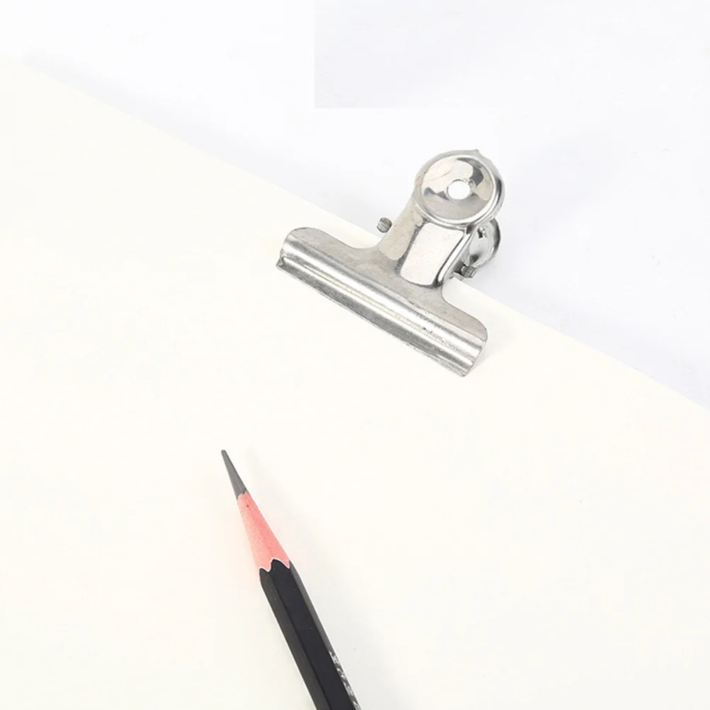 5 قطع من مشابك لوحة الرسم المصنوعة من الفولاذ المقاوم للصدأ، مشابك رسم قوية لعرض الأعمال الفنية، تنظيم الأوراق واللوازم المكتبية #6