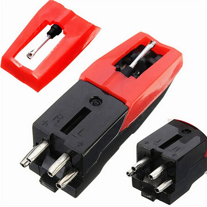 AS95-24 ชิ้นอลูมิเนียมแผ่นเสียงเพชรเข็มสไตลัสสําหรับ LP เครื่องเล่น Phono ตลับหมึก