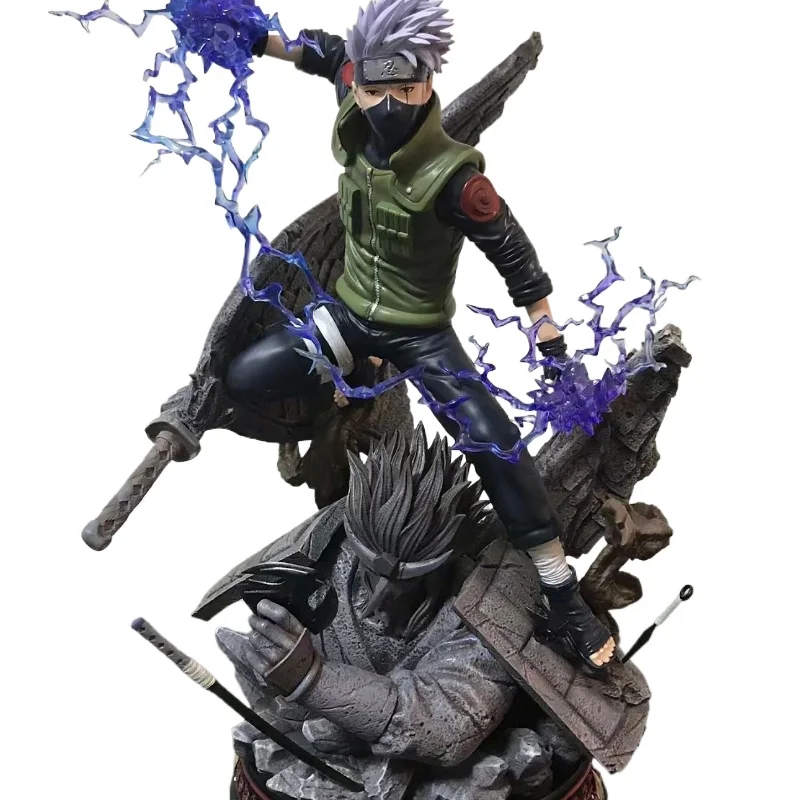 30cm Nowa Figurka Anime Naruto Hatake Kakashi Model PVC Statuetka Kolekcjonerska Dekoracja na Biurko Ozdoby Prezent na Urodziny Zabawki