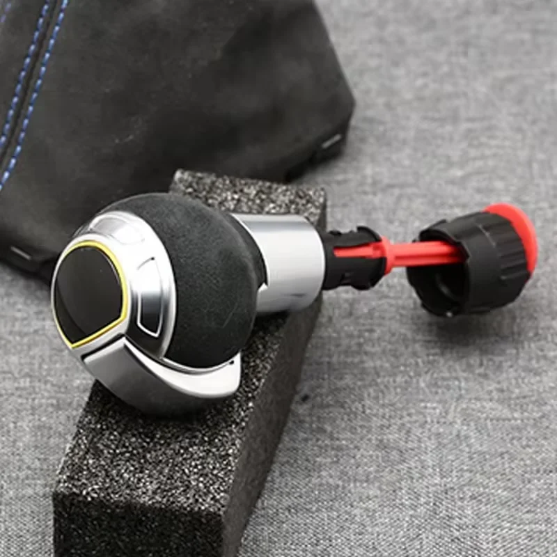 

Suitable for Audi A6 C7 and Volkswagen Golf MK6/MK7 GTI/R, Alcantara, leather shift knob, automatic shift knob