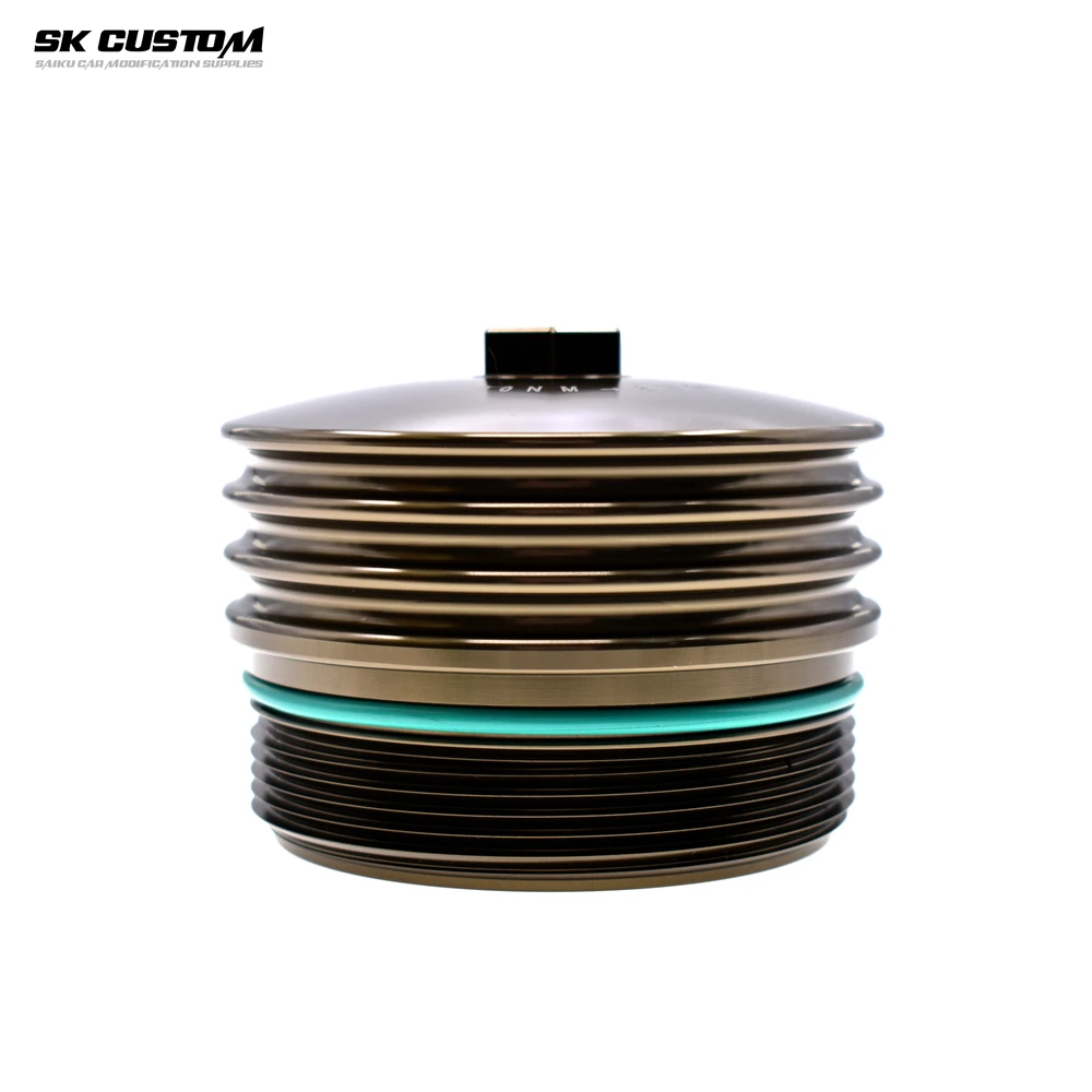 

SK CUSTOM for BMW S65 B40 V8 4.0T engine E90 E920 E93 M3 Oil filter cover aluminum alloy filter housing