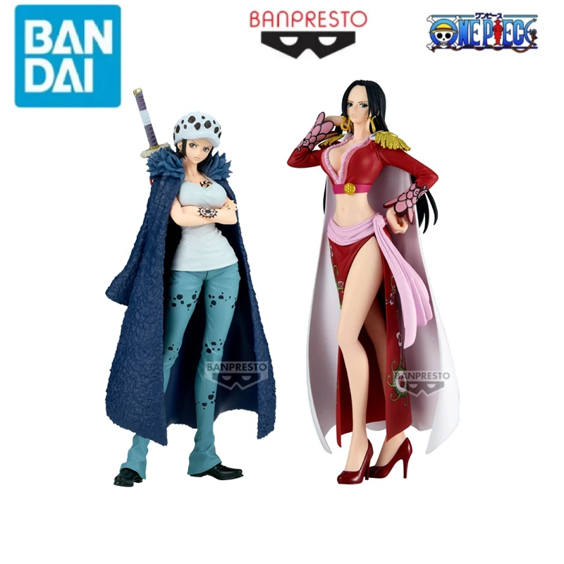 

BANDAI Original One Piece Anime Figure GLITTER GLAMOURS TRAFALGAR.LAW-CHANGE ver. BOA.HANCOCK-Ⅱ Action Figure Toys Kids Gift