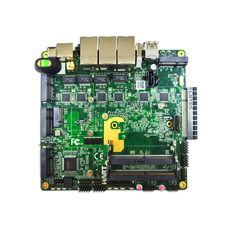 TPM 2.0 Motherboard Pfsense Firewall J6412 TPM 2.0 Mainboard 6 Lan Mini Itx Soft Router Motherboard With TPM 2.0 Module