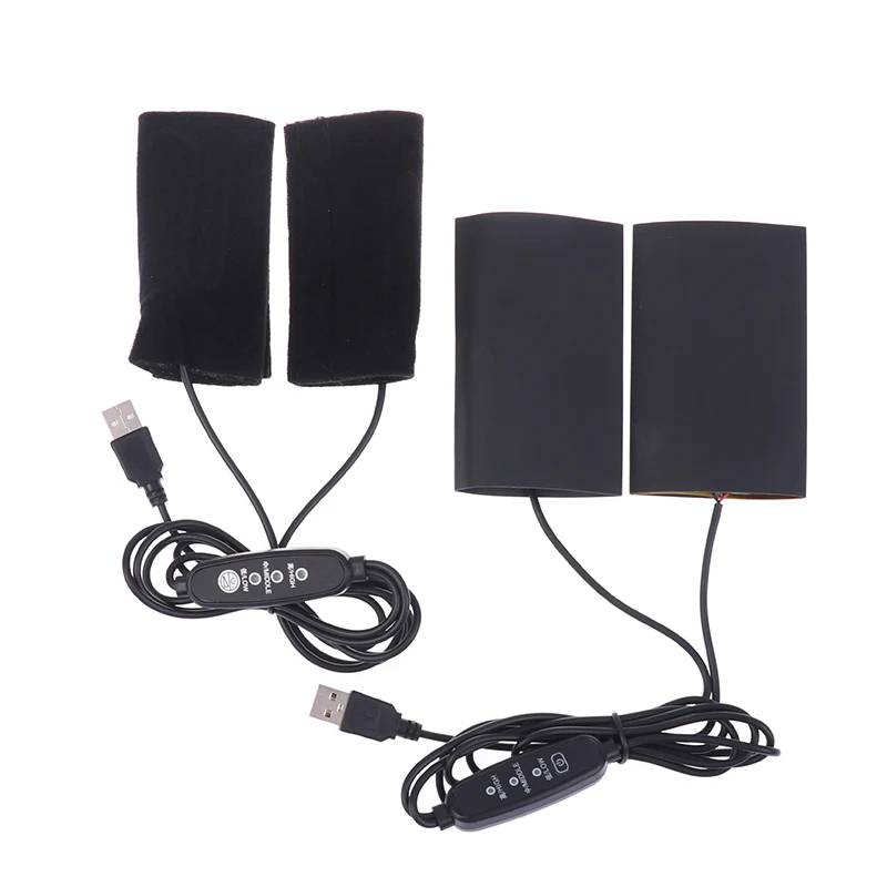 1 set verstelbare verwarmde motorfiets handgreep USB verwarmde handgreep Anti-slip warmte verwarmde handgrepen