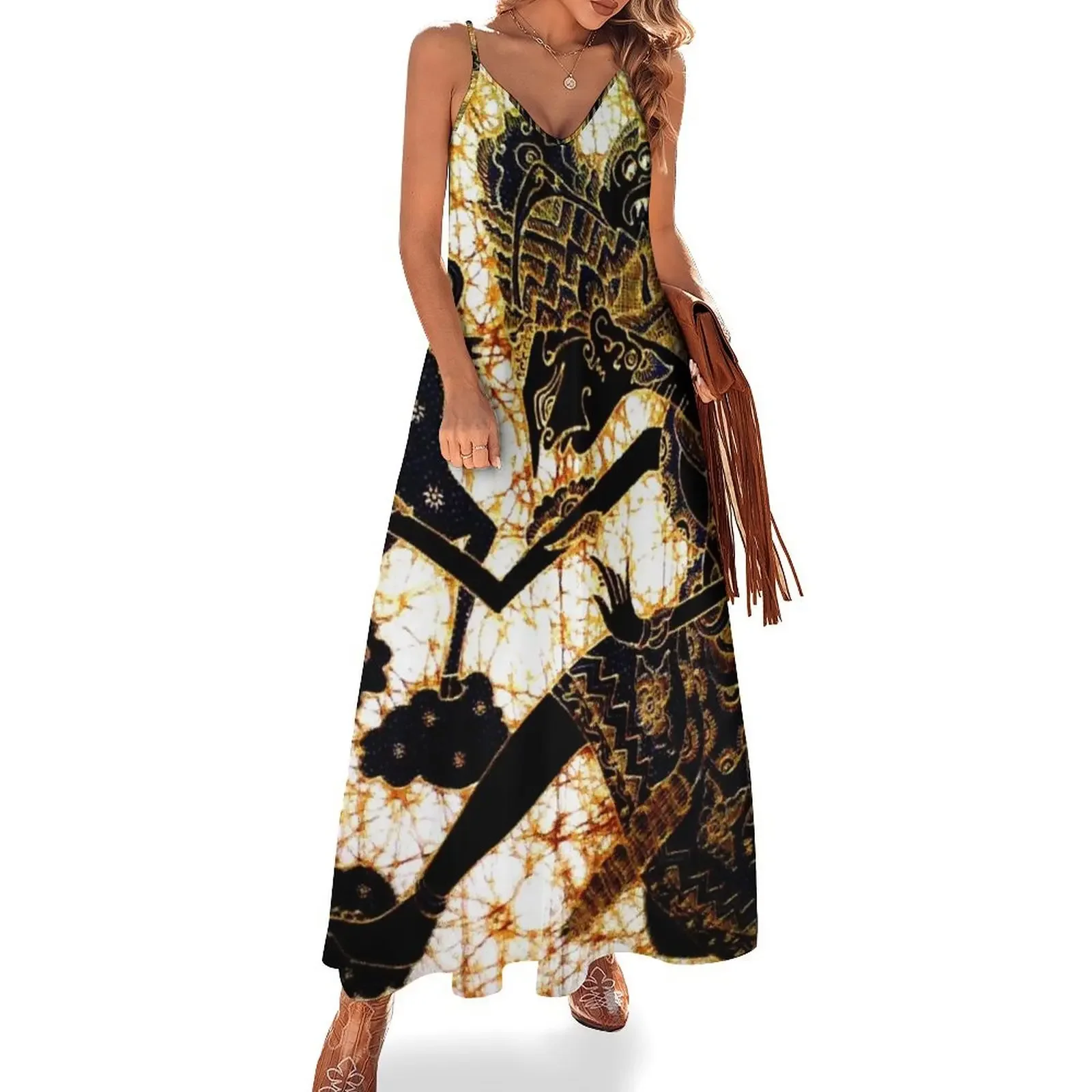 

Wayang Sleeveless Dress women's clothing trend 2025 loose women's dress Women's summer suit ladies dresses for special occasion