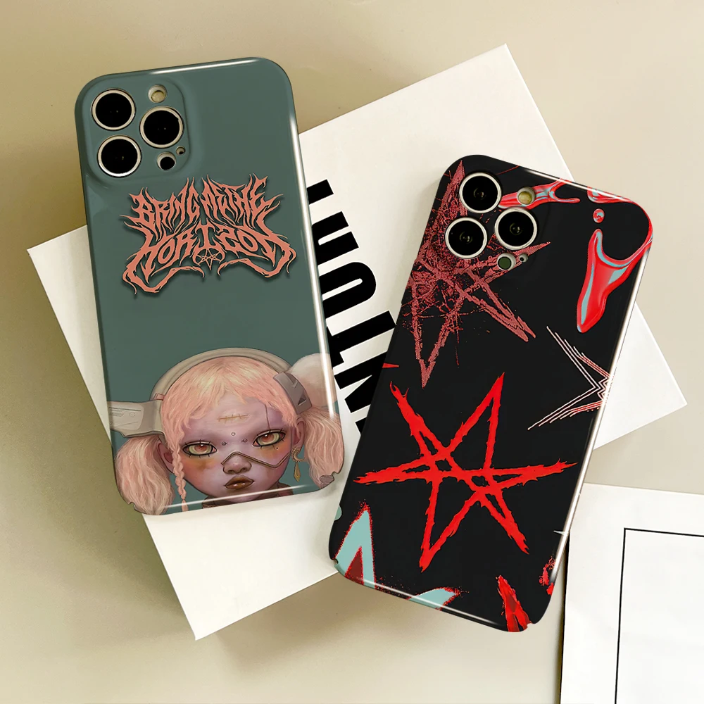 Rock band B-Bring H-Horizon Phone Case For Samsung S21 FE S23 22 Ultra Plus A 04 E 33 5G All-inclusive Tough Personalized Cover