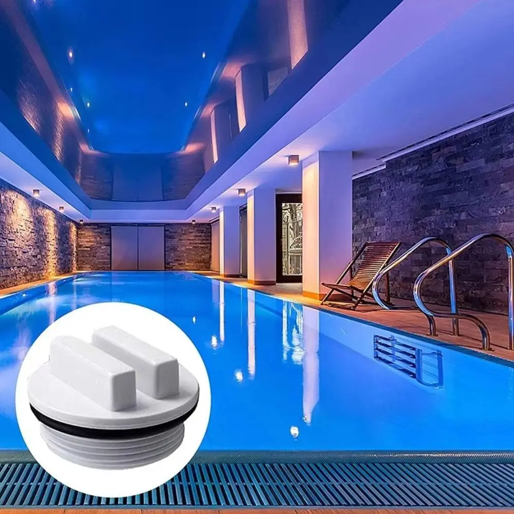 Pool Stopper Drain Cover Plastic Pool Winterizing Plug White Black Universal Swimming Pool Leak Proof Pool Plugs Swimming Pool