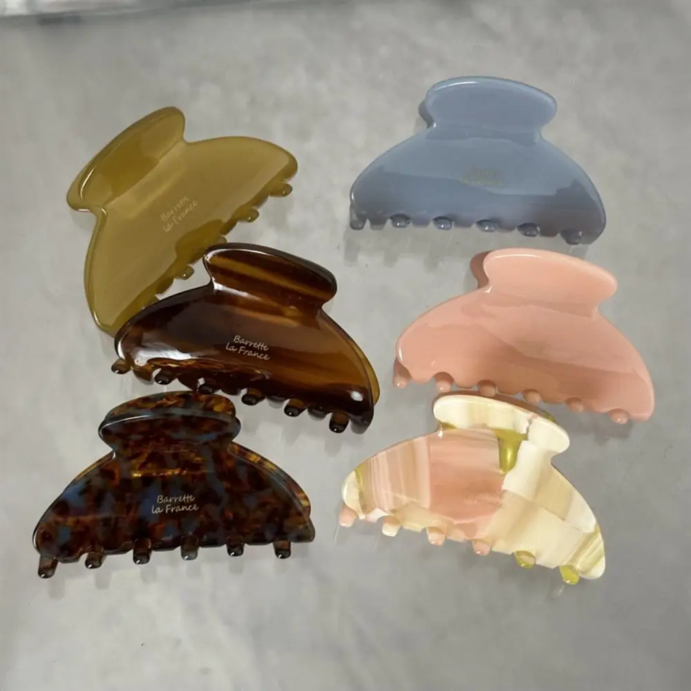 

Fashion Acetate Hair Claw Clip Hair Accessories Headwear Barrette Medium Size Headdress Hair Clip Women