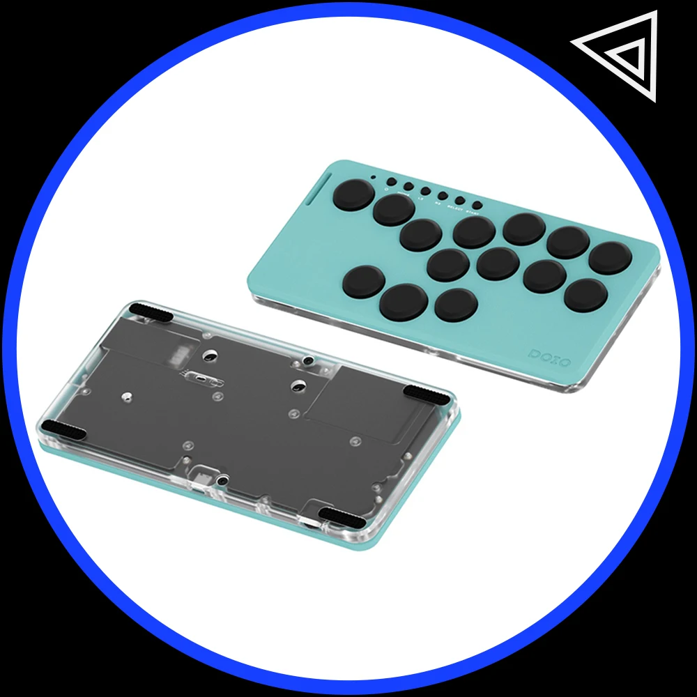 

DOIO KBGM-H06M+ Mechanical Keyboard Aluminum Mini Portable Gamer Keyboard Rocker Arcade Fighting For PS5 Switch Steam NS2 Gifts