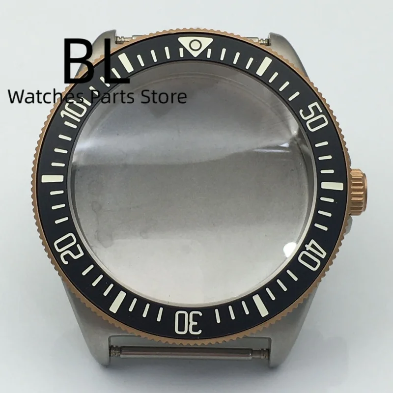 BLIGER 40mm Tactics Frog FX-Diving Watch Case Sapphire Class 100m Waterproof BGW9 Luminous Bezel Fit NH35/NH36 Movement Watches