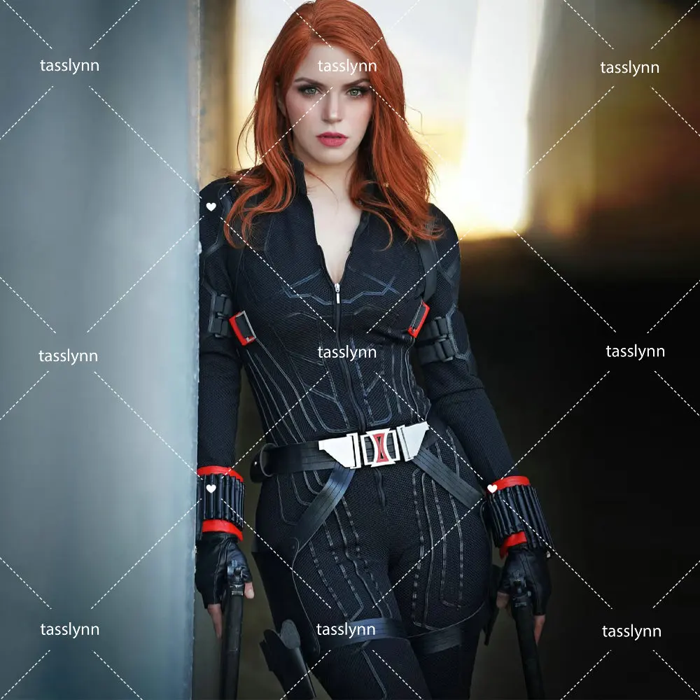 Black Widow Cosplay Kostüm Karneval Natasha Romanoff Kampf Kleidung Superheld Overall Fancy Halloween Kostüme Film Endgame