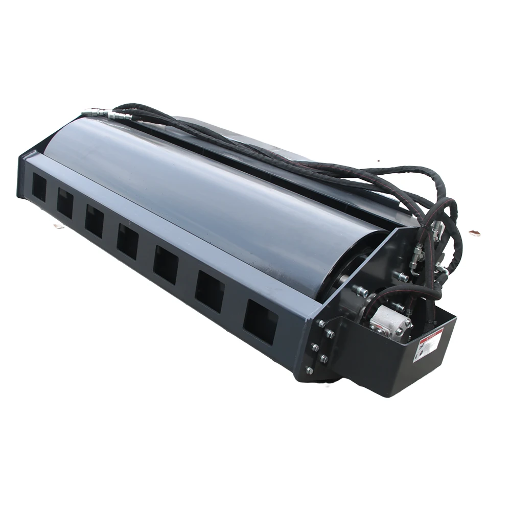 

Vibratory Roller Attachment for Skid Steer Loader Excavators Compact Road Construction Machine