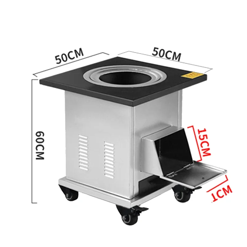 Estufa de leña Rural para el hogar, ahorro de energía, sin humo, olla grande, estufa de suelo de mesa, exterior, móvil, interior