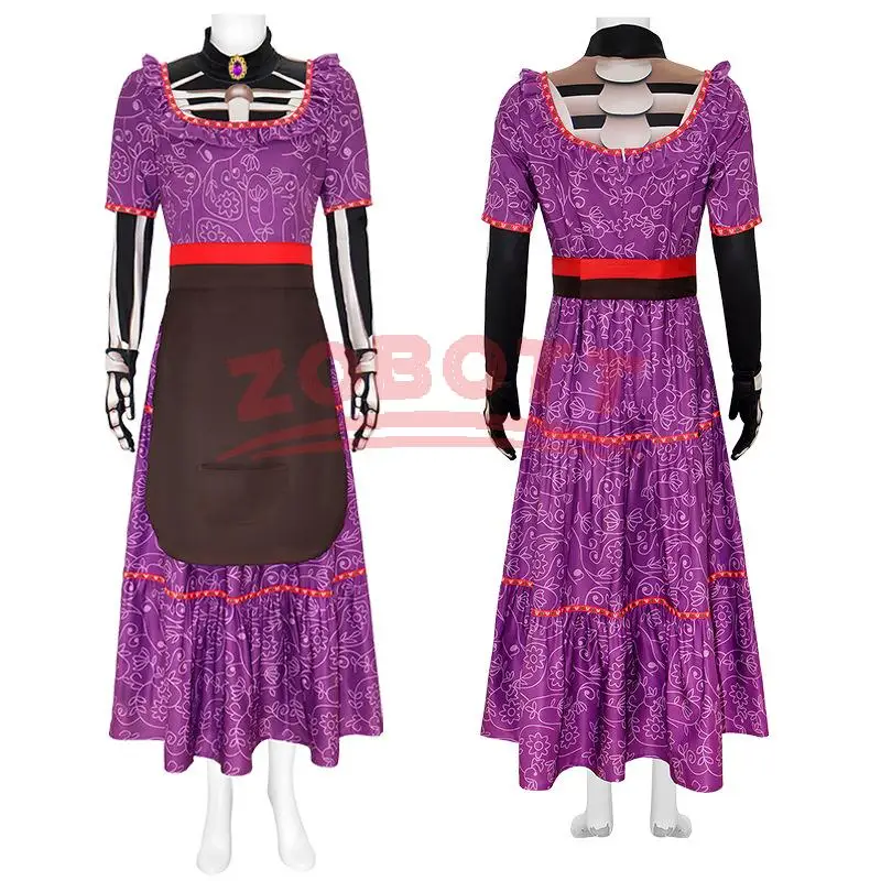

Movie Anime CoCo Mama Imelda Cosplay Costume For Women Adult Halloween Carnival Party Role Play Costume