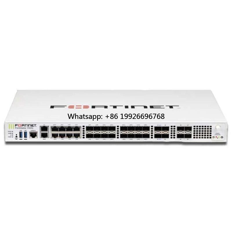 Novo Fortinet FortiGate FG-701G Firewall de próxima geração NGFW Gateway de segurança de alto desempenho com portas 10GE SFP + FG-701G