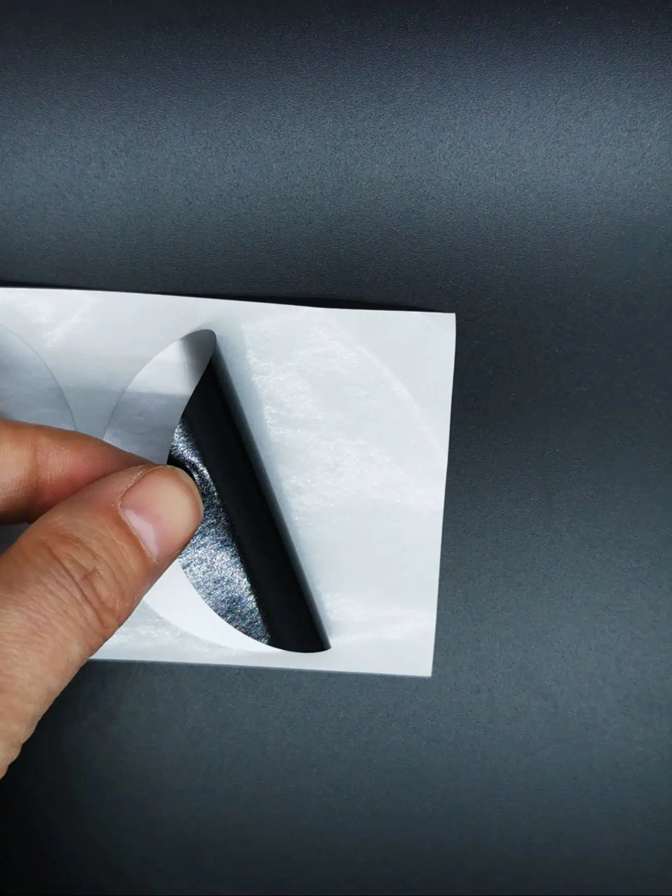 45mmX45mm Silvery  Round Scratch Off Stickers Labels Tickets Promotional Games