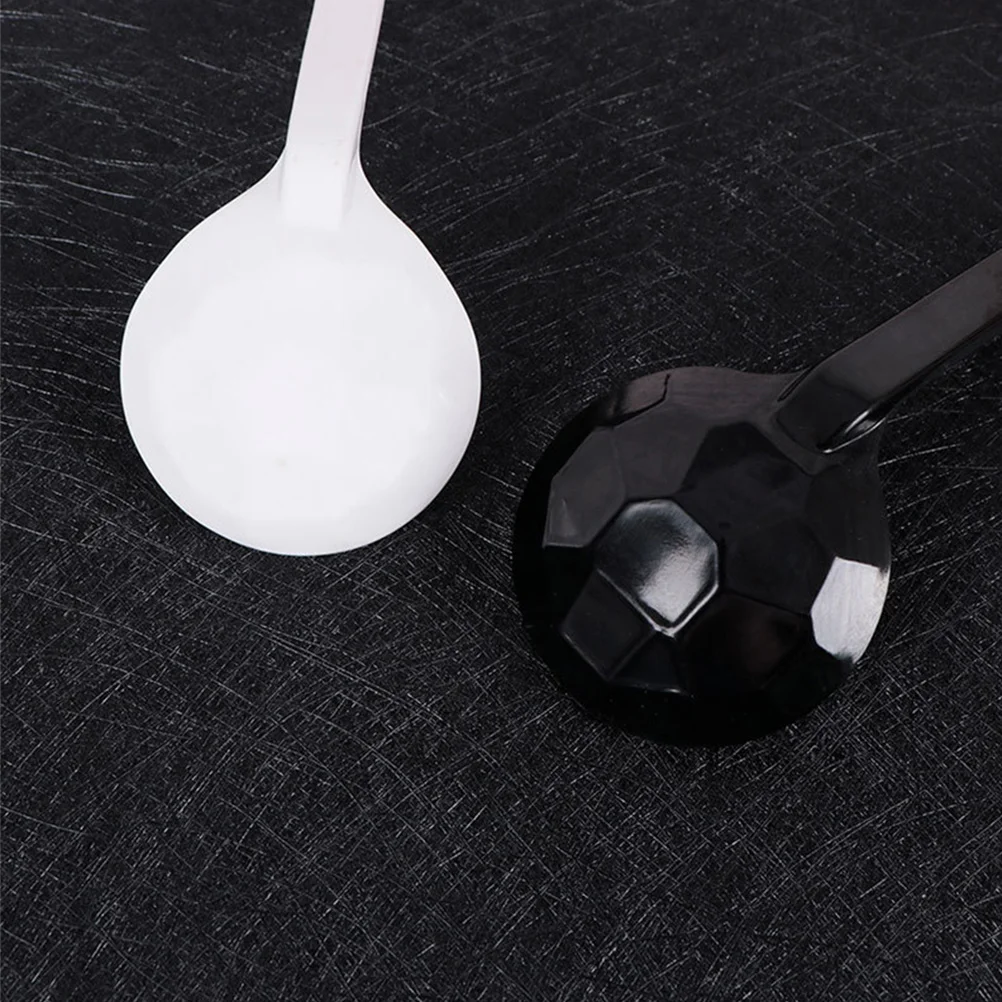 

5Pcs Asian Hot Pot Spoons Turtle Shell Shape Smooth Long Handle Soup Spoons for Restaurant Kitchen Tableware