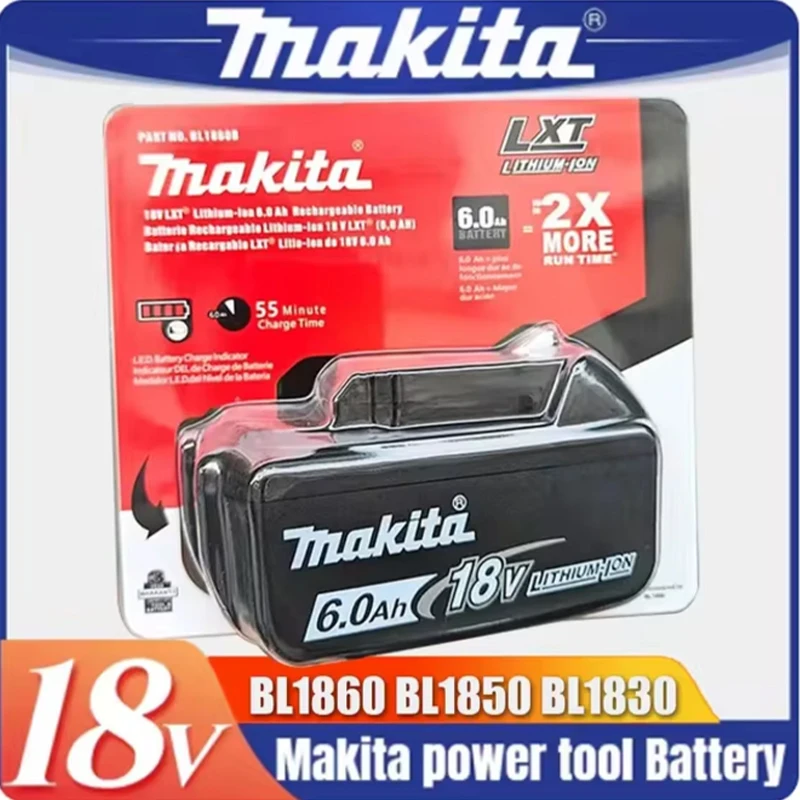 

New Genuine Makita 6Ah/5Ahfor Makita 18V Battery BL1830B BL1850B BL1850 BL1840 BL1860 BL1815 Makita Replacement Lithium Battery