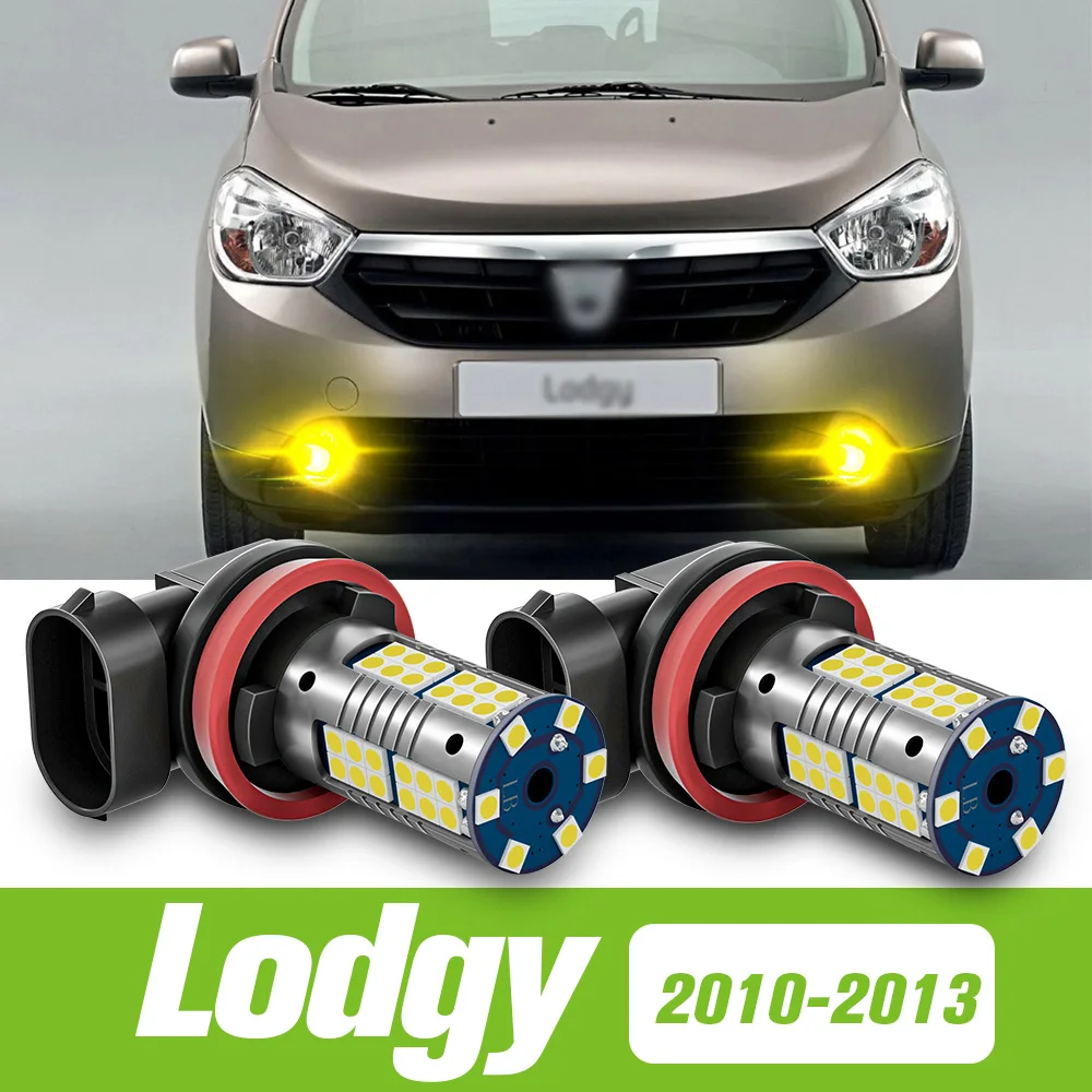 

2pcs For Dacia Lodgy 2010-2013 LED Fog Light 2011 2012 Accessories