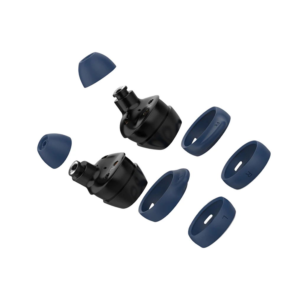 

Headset Ear Accessories Earphone Cover Set Silicone Material Earbud Covers Set Compatible for Galaxy Buds2019 Navy