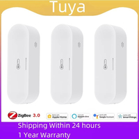 Tuya Wifi Temperature Humidity Sensor Zigbee Smart Home Thermometer Hygrometer Voice Control Work With Alexa Google Home Homekit