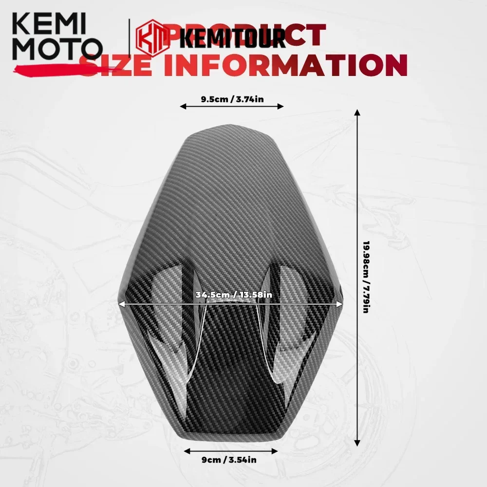 

Чехол на заднее сиденье для Kawasaki Z900 Z H2 SE 2020-2024, мотоциклетные сиденья, обтекатель, верхние чехлы, обтекатели сидений, аксессуары