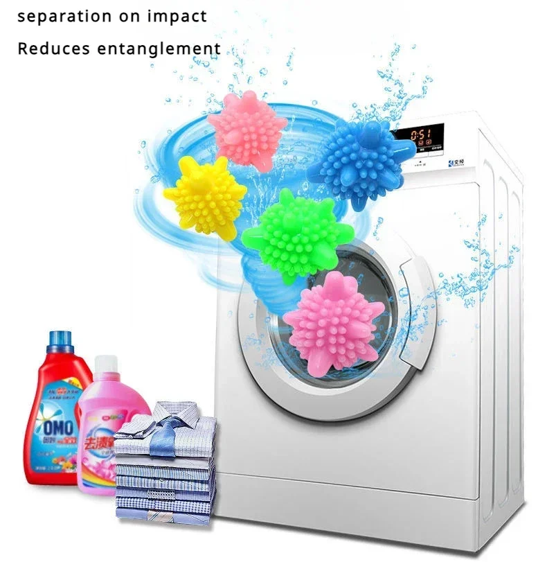 Laundry Balls Downy Lint Reusable Clothes Shape Washing Removes Care Personal Starfish Fabric Softener Machine Household Home