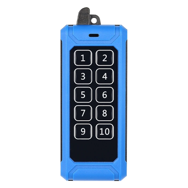 Industrial Hoists Transmitter Wireless Remote Control Adopts EV1527 Encoding Chip 433Mhz for Accurate Equipment Control