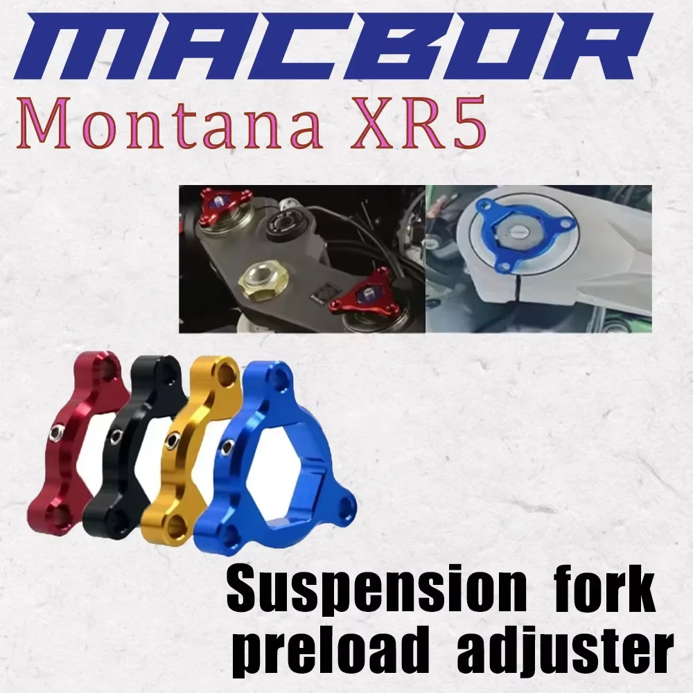 Nuovi accessori moto Regolatori precarico forcella sospensione per Macbor Montana Xr5