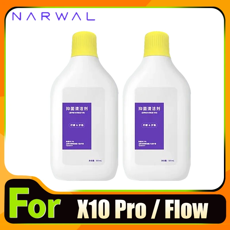 

Floor Cleaning Solution for Narwal Flow / X10 Pro Sweeping Robot Cleaner Cleaning Liquid 930ML Fluid Spare Parts Acc