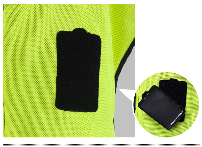 Motorcycle Riding Reflective Vest Team Uniform Fluorescent Safety Jacket