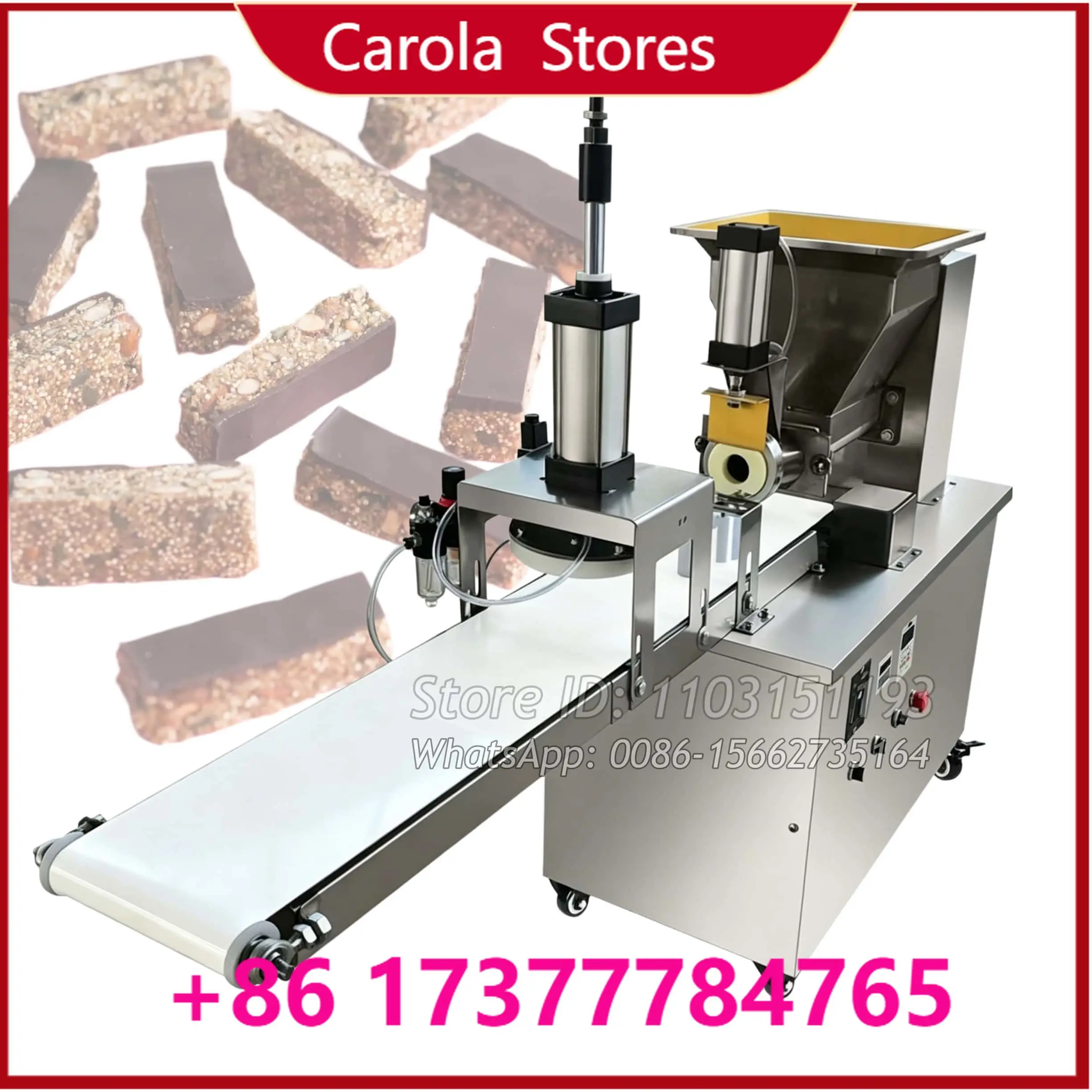 Automatic Batching Cake Equipment Dough Chocolate Energy Bar  Dough Forming Machine India Bread Maker