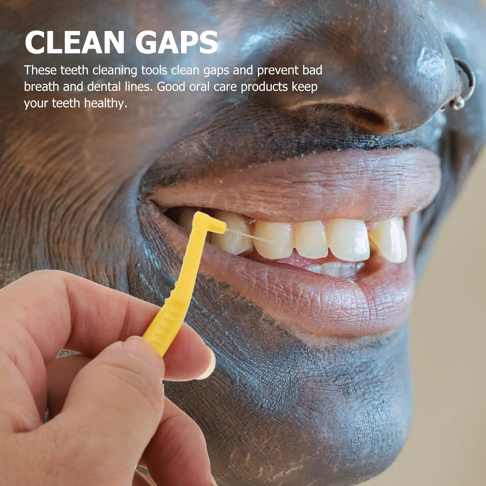 

15Pcs Teeth Cleaning Tools Interdental Brushes Reusable Floss Picks Effective Oral Care Supplies for Gaps Between Teeth